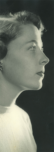 Profile of Ann Richards in her twenties