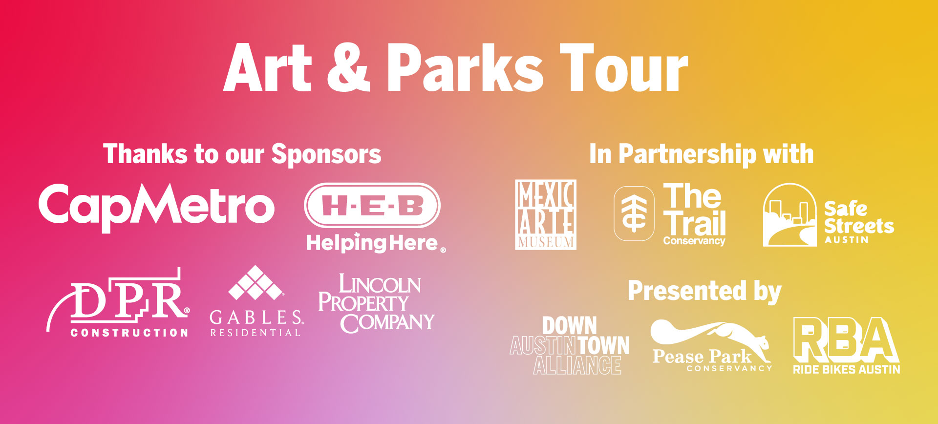 Art & Parks Tour Downtown Austin Alliance