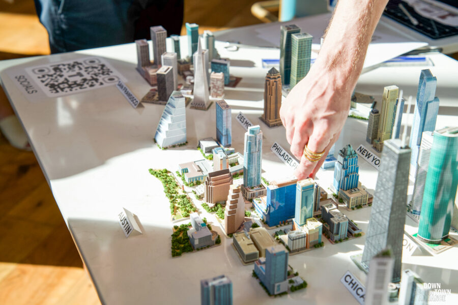 tabletop metropolis at the future of downtown event presented by the downtown austin alliance at fareground 2023