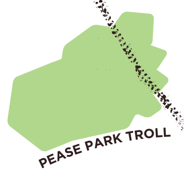 pease park troll logo placeholder art and parks tour 2024