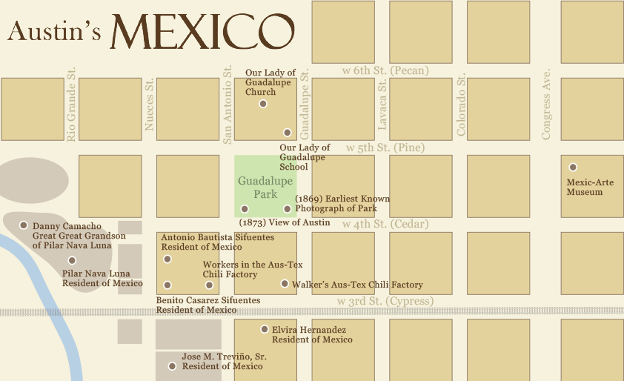 austin's mexico map mexicarte mexic arte 5th street district heritage corridor map
