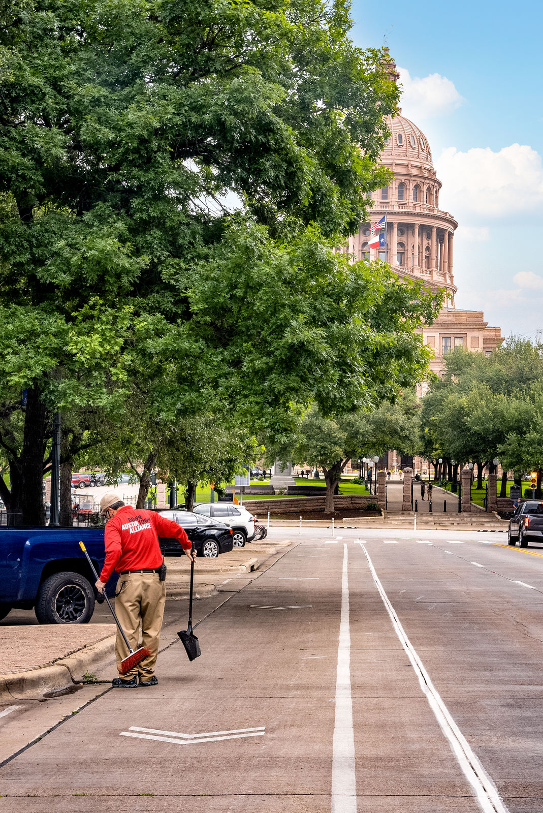 downtown austin ambassador cleaning congress avenue