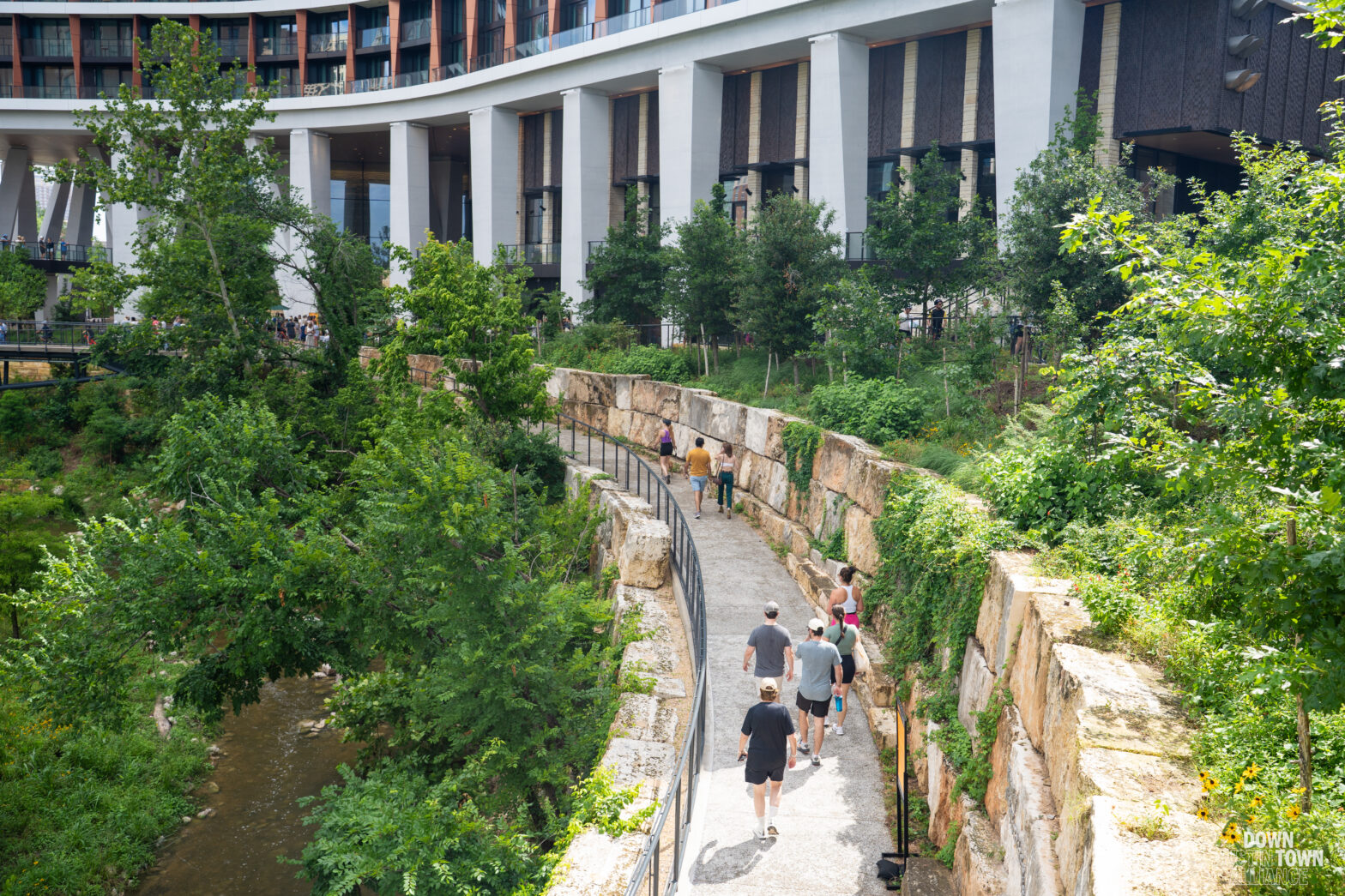 The Confluence downtown austin park greenspace